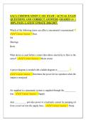 SACA CERTIFICATION C-101 EXAM &vert; ACTUAL EXAM&NewLine;QUESTIONS AND CORRECT ANSWERS GRADED A&plus; &vert;&NewLine;100&percnt; PASS &vert; LATEST UPDATE 2026&sol;2027&period;