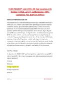 NURS 5434 HTN Quiz &lpar;2026&rpar; 200 Real Questions with Detailed Verified Answers and Rationales &vert; 100&percnt; Guaranteed Pass &lpar;BRAND NEW&excl;&excl;&excl;&rpar;