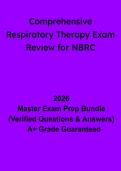 Comprehensive Respiratory Therapy Exam Review for NBRC&colon; Complete Board Exam Study Guide & Practice Questions &lpar;PDF&rpar;