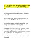 ALU 101 Practice Exam Questions And Answers With&NewLine;Verified Solutions &vert; Latest Update 2026&sol;2027 &lpar;Graded&NewLine;A&plus;&rpar;