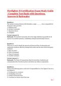 Firefighter II Certification Exam 2026 &vert; Complete Test Bank with Verified Questions&comma; Answers & Detailed Rationales &vert; Latest Updated Study Guide