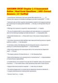 IAHCSMM CRCST Chapter 1&ndash;9 Assessment&NewLine;Online &vert; Real Exam Questions &vert; 100&percnt; Correct&NewLine;Answers &vert; A&plus; Verified
