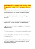 IAHCSMM CRCST Exam &lpar;2026&sol;2027&rpar; &vert; Exam&NewLine;Preparation Pack &vert; 100&percnt; Accurate Answers&NewLine;&vert; A&plus;&NewLine;