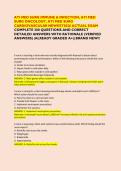 ATI MED SURG IMMUNE & INFECTION&comma; ATI MED SURG ONCOLOGY&comma; ATI MED SURG CARDIOVASCULAR NEWEST2026 ACTUAL EXAM COMPLETE 200 QUESTIONS AND CORRECT DETAILED ANSWERS WITH RATIONALE &lpar;VERIFIED ANSWERS&rpar; &vert;ALREADY GRADED A&plus;&vert;&vert; BRAND NEW&excl;&excl;