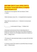 IAHCSMM CRCST Exam &lpar;2026&sol;2027&rpar; &vert;&NewLine;Previously Tested Questions &vert; Complete&NewLine;Study Resource &vert; A&plus;