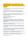 IAHCSMM CRCST Exam &lpar;2026&sol;2027&rpar; &vert; Real&NewLine;Exam Questions &vert; 100&percnt; Correct Answers &vert; A&plus;&NewLine;Verified