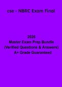 NBRC CSE Exam Final&colon; Complete Clinical Simulation Exam &lpar;CSE&rpar; Review & Practice Questions &lpar;PDF&rpar;