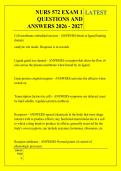 NURS 572 EXAM 1 &NewLine;QUESTIONS AND &NewLine;ANSWERS 2026 - 2027