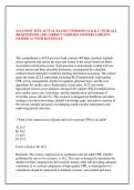 ACLS POST TEST ACTUAL EXAMS 3 VERSIONS &lpar;A&comma; B & C&rpar; WITH ALL &NewLine;400 QUESTIONS AND CORRECT VERIFIED ANSWERS ALREADY &NewLine;GRADED A&plus; WITH RATIONALE 