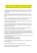 Driver's Permit Test Questions with all Correct & 100&percnt; Verified Answers &vert;Latest Version &vert;Already Graded A&plus;