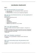 Leerdoelen Staatsrecht &vert; cijfer 7 &vert; VU &vert; 2025&sol;26