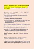 ANP 1111 Final Exam &lpar;Actual 2026&sol;2027&rpar; Questions and&NewLine;100&percnt; Verified Answers &vert; Latest Update &vert; Graded A&plus; &vert;&NewLine;Assured Pass&period;