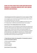 COUN 5107 FINAL EXAM STUDY GUIDE QUESTIONS MAJOR DIAGNOSTIC CATEGORIES COMPLETE WITH 100&percnt; VERIFIED ANSWERS AND RATIONALE