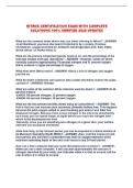 NITROX CERTIFICATION EXAM WITH COMPLETE SOLUTIONS 100&percnt; VERIFIED 2026 UPDATE&excl;&excl;