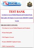 Test Bank for Current Medical Diagnosis and Treatment Exam Study guide &vert; All Chapters Covered &vert; Latest &lpar;2026&sol;2027&rpar; Updated Version