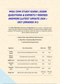 WGU C949 STUDY GUIDE &vert; EXAM QUESTIONS & EXPERTLY VERIFIED ANSWERS &vert;LATEST UPDATE 2026 &ndash; 2027 &lpar;GRADED A&plus;&rpar;&NewLine;