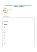 NIHSS  Exam &vert; FULLY COVERED Exam &vert;QUESTIONS & ANSWERS&vert; already graded A&plus; &lpar;COMPLETE BUNDLE&rpar; UPDATED&excl;&excl;&excl;