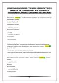NR548 FINAL &lpar;CHAMBERLAIN&rpar; -PSYCHIATRIC  ASSESSMENT FOR THE PMHNP &vert;ACTUAL EXAM QUESTIONS WITH WELL DETAILED CORRECT ANSWERS&vert;GRADED A&plus;&vert;BRAND NEW 2026&sol;2027 UPDATE