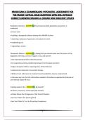 NR548 EXAM 1&comma;2&comma;3&4 BUNDLE &lpar;CHAMBERLAIN&rpar; -PSYCHIATRIC ASSESSMENT FOR THE PMHNP &vert;ACTUAL EXAM QUESTIONS WITH WELL DETAILED CORRECT ANSWERS&vert;GRADED A &vert;BRAND NEW 2026&sol;2027 UPDATE