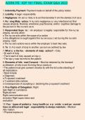 Test Bank For AORN Periop 101 Perioperative Nursing Practice Exam Questions And Answers Study Guide
