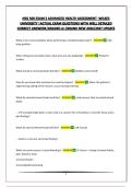 NSG 500 EXAM 3 ADVANCED HEALTH ASSESSMENT -WILKES UNIVERSITY &vert;ACTUAL EXAM QUESTIONS WITH WELL DETAILED CORRECT ANSWERS&vert;GRADED A&plus;&vert;BRAND NEW 2026&sol;2027 UPDATE