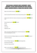 NSG 500 EXAM 2 ADVANCED HEALTH ASSESSMENT -WILKES UNIVERSITY &vert;ACTUAL EXAM QUESTIONS WITH WELL DETAILED CORRECT ANSWERS&vert;GRADED A&plus;&vert;BRAND NEW 2026&sol;2027 UPDATE