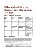 2026&sol;2027 S-Tier Oklahoma Land Surveying & Boundary Law Test Bank &vert; NCEES PS & State Specific Exam Prep &lpar;40&plus; Elite Q&A&rpar;