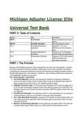 2026&sol;2027 Michigan Adjuster License Exam&colon; S-Tier Elite Universal Test Bank & Study Guide