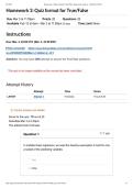 ISYE 6414 Homework 3 Quiz True or False &vert; Questions and Answers &vert; 2026 Updated &vert; 100&percnt; correct