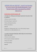 KPEERI All Exams 2026&sol;2027 &vert;  Actual Exam Questions & Correct Answers Plus Detailed Rationales &vert; Latest Revised Version&comma; 100&percnt; Guaranteed Pass &lpar;MOST RECENT&excl;&excl;&excl;&rpar;