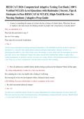 HESI CAT Computerized Adaptive Testing Test Bank &vert; 100&percnt; Verified NCLEX-Level Questions with Rationales &vert; Secrets&comma; Tips & Strategies to Pass HESI CAT & NCLEX &vert; High-Yield Review for Nursing Students &vert; Adaptive Prep Guide