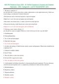 HESI RN Pediatrics Exam 2026&ndash; 55 Verified Questions & Answers with Detailed Rationales