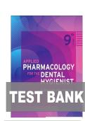 TEST BANK FOR Applied Pharmacology for the Dental Hygienist 9th Edition by Elena Bablenis Haveles ISBN&colon;978-0323798631 COMPLETE GUIDE ALL CHAPTERS COVERED 100&percnt; VERIFIED A&plus; GRADE ASSURED&excl;&excl;&excl;&excl;&excl;NEW LATEST UPDATE&excl;&excl;&excl;&excl;&excl;