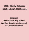 CFRN 2026&ndash;2027 Practice Exam Flashcards PDF &ndash; Certified Flight Registered Nurse Study Guide and Review Questions