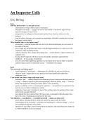 An Inspector Calls&colon; key quotes and grade 9 full analysis 