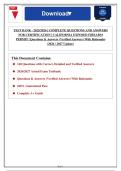 BSIS FIREARM WRITTEN EXAM TEST BANK 2025-2026 - COMPLETE QUESTIONS & ANSWERS FOR CALIFORNIA EXPOSED FIREARM PERMIT CERTIFICATION
