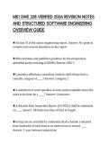 MK1 SWE 228 VERIFIED 2026 REVISION NOTES&NewLine;AND STRUCTURED SOFTWARE ENGINEERING&NewLine;OVERVIEW GUIDE&NewLine;