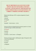 BIO 235 MIDTERM EXAM AND STUDY GUIDE &NewLine;NEWEST 2026 TEST BANK&vert; BIO 235 HUMAN &NewLine;ANATOMY AND PHYSIOLOGY MIDTERM REVIEW &NewLine;WITH COMPLETE REAL EXAM QUESTIONS AND &NewLine;CORRECT VERIFIED ANSWERS&sol; ALREADY GRADED A&plus; 
