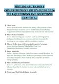 MKT 300 ASU EATON 1&NewLine;COMPREHENSIVE STUDY GUIDE 2026&NewLine;FULL QUESTIONS AND SOLUTIONS&NewLine;GRADED A&plus;&NewLine;