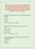 BIO 235 MIDTERM AND FINAL EXAM NEWEST 2026 PACKAGE DEAL&vert; BIO 235 HUMAN ANATOMY AND PHYSIOLOGY MID-TERM AND FINAL EXAMS REVIEWS WITH COMPLETE REAL EXAM QUESTIONS AND CORRECT VERIFIED ANSWERS&sol; ALREADY GRADED A&plus; &lpar;MOST RECENT&excl;&excl;&rpar;
