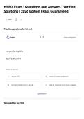 NBEO Exam &vert; Questions and Answers &vert; Verified&NewLine;Solutions &vert; 2026 Edition &vert; Pass Guaranteed