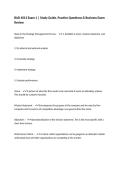 BAD 4013 Exam 1 &vert; Study Guide&comma; Practice Questions & Business Exam Review