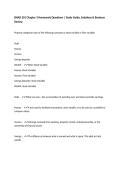 BNAD 301 Chapter 3 Homework Questions &vert; Study Guide&comma; Solutions & Business Review