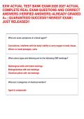 XW Practice Test STUDY GUIDE &vert;&vert; MOST RECENT EXAM 2026 2027 ACTUAL COMPLETE REAL EXAM 