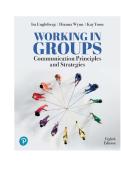 TEST BANK FOR Working in Groups&colon; Communication Principles and Strategies 8th Edition by Isa N&period; Engleberg ISBN&colon; 9780138276034 COMPLETE GUIDE ALL CHAPTERS COVERED 100&percnt; VERIFIED A&plus; GRADE ASSURED&excl;&excl;&excl;&excl;&excl;NEW LATEST UPDATE&excl;&excl;&excl;&excl;