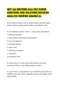 MKT 100 MIDTERM 2026 TEST PAPER&NewLine;QUESTIONS AND SOLUTIONS DETAILED&NewLine;ANALYSIS VERIFIED GRADED A&plus;&NewLine;