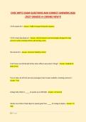 EVOC MPTC EXAM QUESTIONS AND CORRECT ANSWERS 2026 &NewLine;&sol;2027 GRADED A&plus;&vert;BRAND NEW&excl;&excl;&excl; 