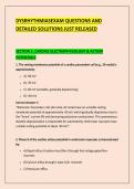 DYSRHYTHMIASEXAM QUESTIONS AND &NewLine;DETAILED SOLUTIONS JUST RELEASED