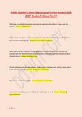 4N051 SSgt WAPS Exam Questions and Correct Answers 2026 &NewLine;&sol;2027 Graded A&plus;&vert;Brand New&excl;&excl;&excl;