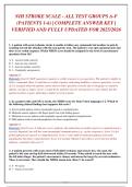 NIHSS Stroke Scale Certification Exam Prep 2025&sol;2026&colon; Complete 146 Q&A with Verified Answers & Rationales